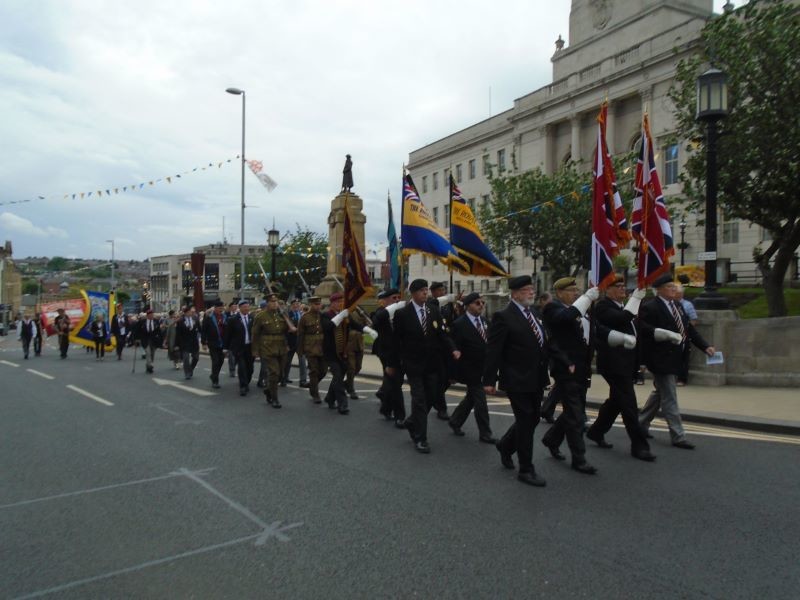 Other image for March marks 100 years since Pals colours were laid up in church